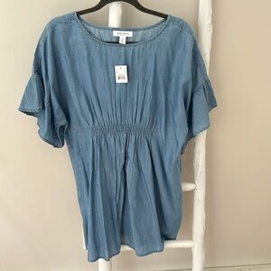 Motherhood Maternity denim shirt